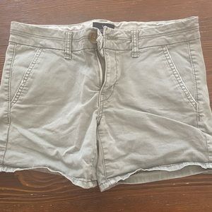 Olive green shorts